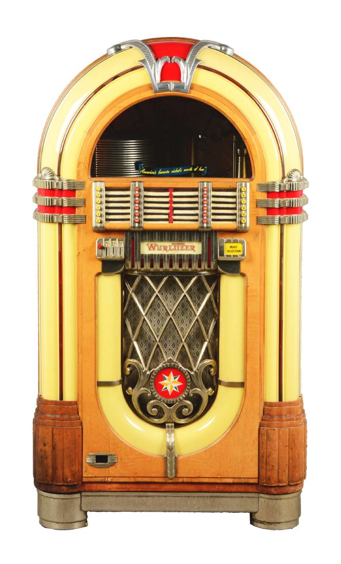 Multi-Coin Wurlitzer Model 1015 Jukebox. (1 of 9)