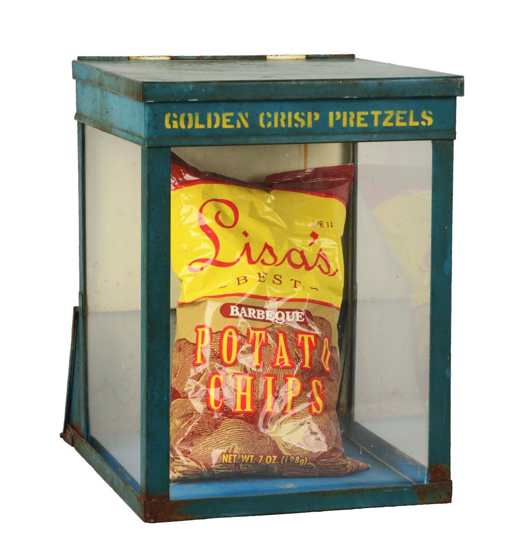 Teal Blue Windowed Food Display. (1 of 3)