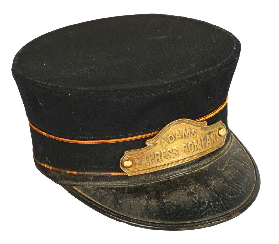 Adams Express Company Employee Hat. (1 of 7)