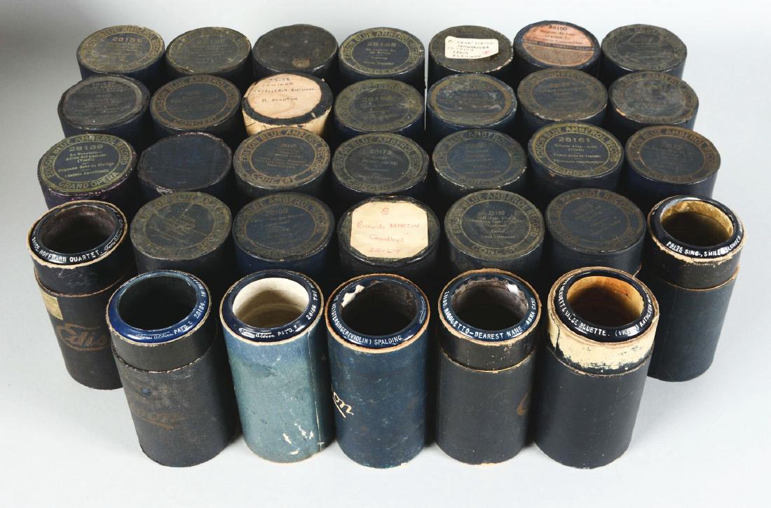 Lot Of 33: Edison 4-Minute Blue Amberol Concert Series (1 of 2)