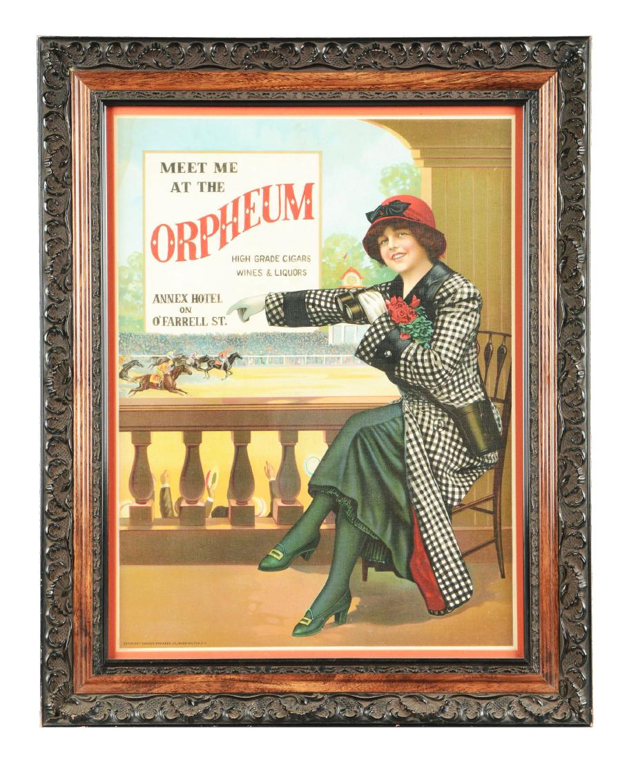 Meet Me At The Orpheum Cigar Advertisement. (1 of 9)