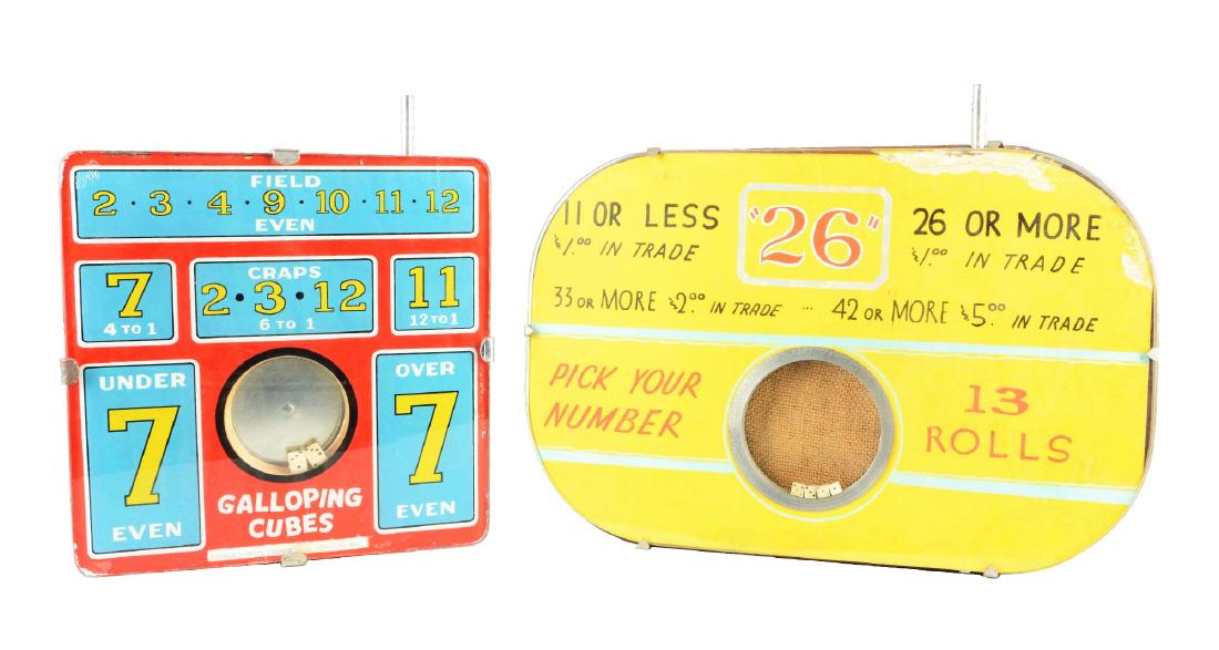 Lot Of 2: Craps Table Counter Games. (1 of 5)