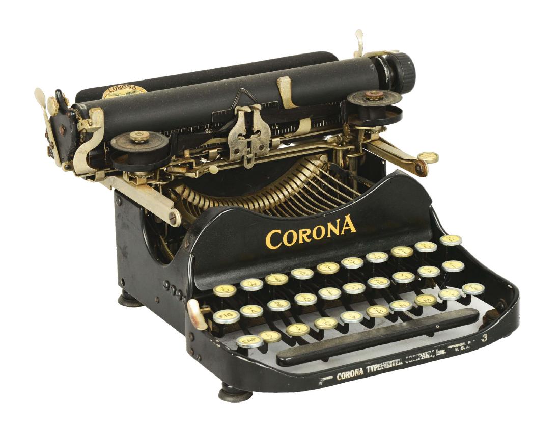 Corona No. 3 Typewriter. (1 of 4)
