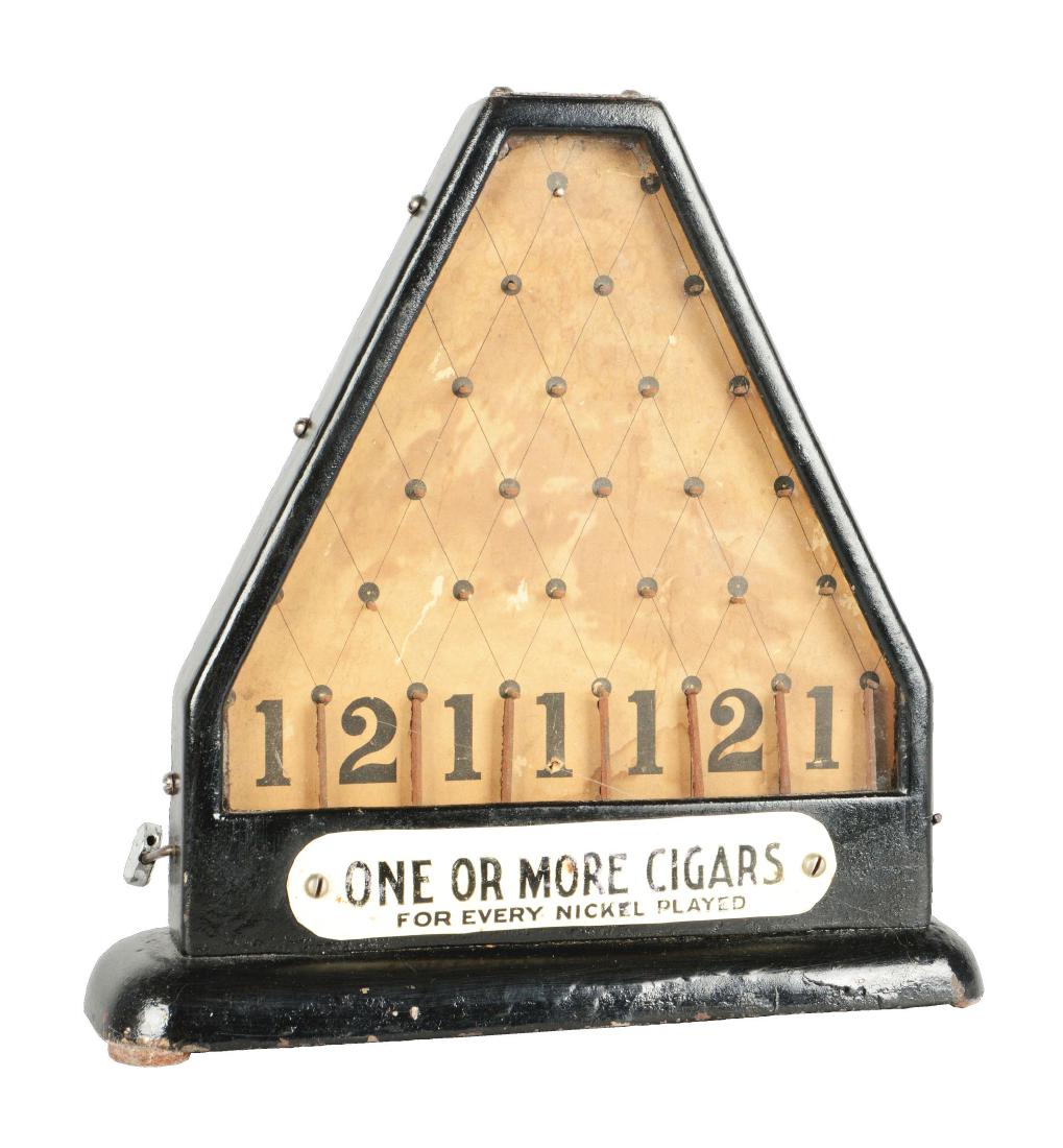 **5¢ Hamilton Daisy Coin Drop Cigar Trade Stimulator. (1 of 4)