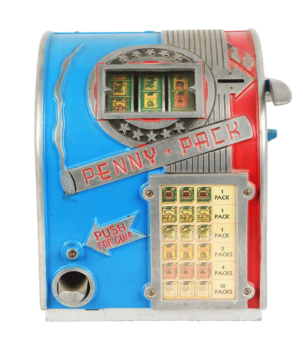 **1¢ Daval Penny Pack Cigarette Trade Stimulator. (1 of 12)