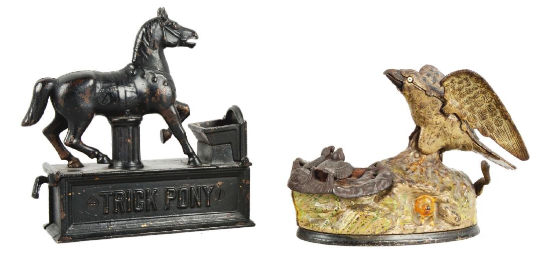 Lot Of 2: Mechanical Banks. (1 of 7)