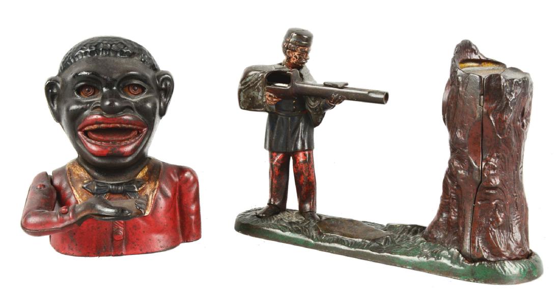 Lot Of 2: Mechanical Banks. (1 of 7)