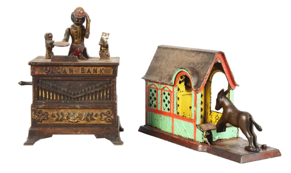 Lot Of 2: Mechanical Banks. (1 of 5)