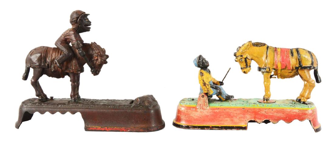 Lot Of 2: I Always Did 'Spise A Mule Mechanical Banks. (1 of 8)