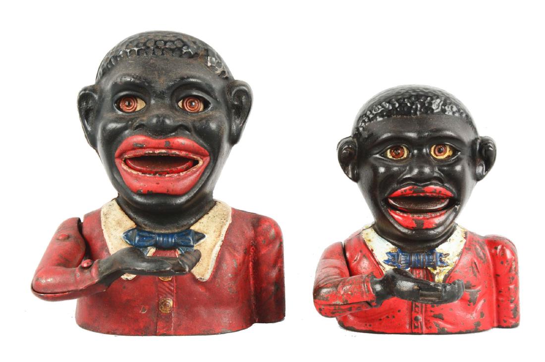 Lot Of 2: Black Americana Mechanical Banks. (1 of 3)