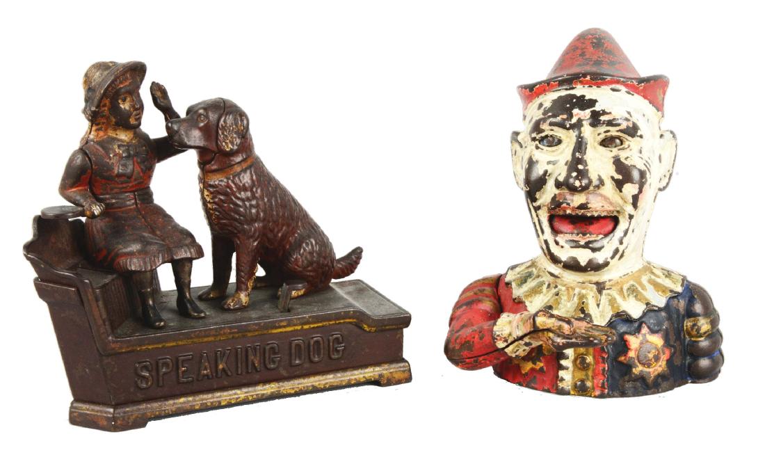 Lot Of 2: Shephard Hardware Co. Mechanical Banks. (1 of 6)