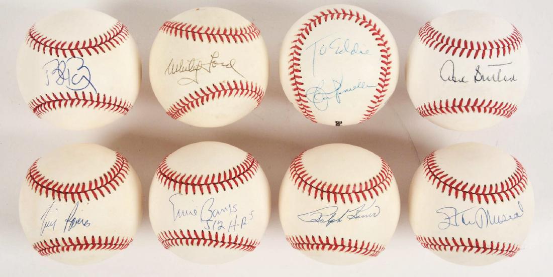 Lot of 8: Single Signed Baseballs Including Musial, (1 of 2)