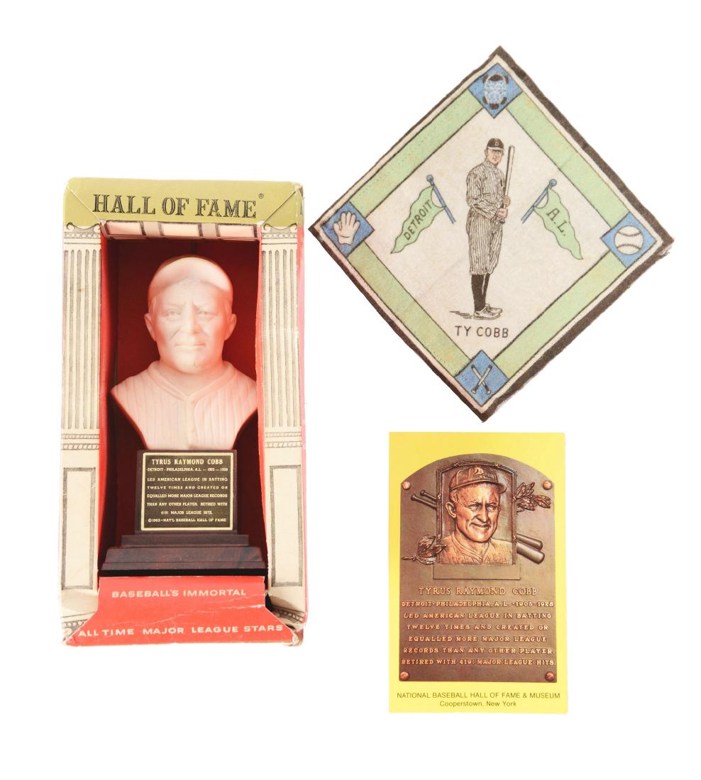 Lot of 3: Ty Cobb Baseball Collectibles. (1 of 1)