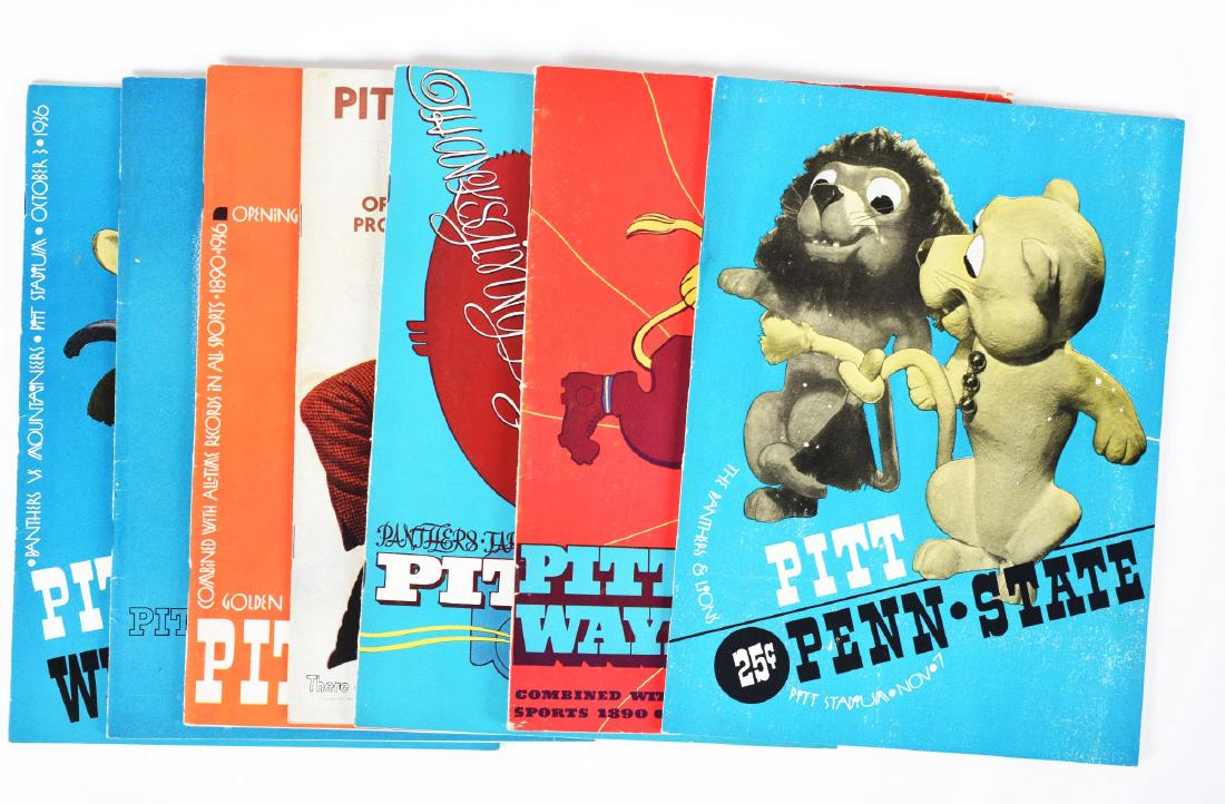 Lot of 50: Various Pittsburgh Sports Programs. (1 of 2)