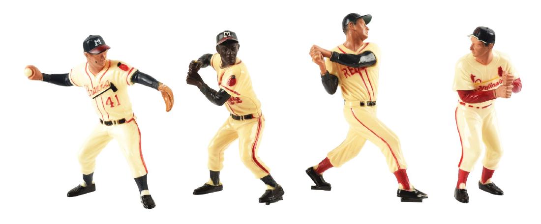 Lot of 4: Hartland Hall of Fame Baseball Figures. (1 of 1)