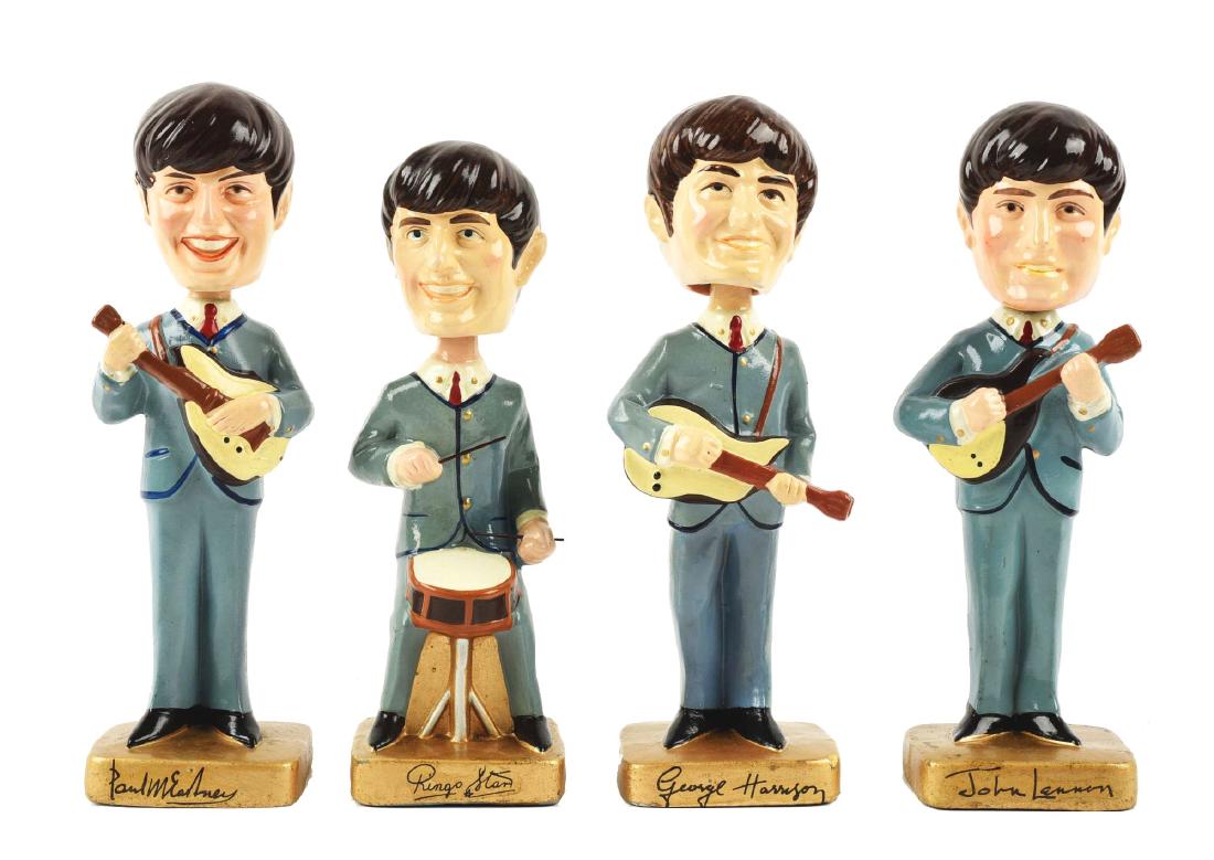 Set of 4: Beatles Nodders. (1 of 2)