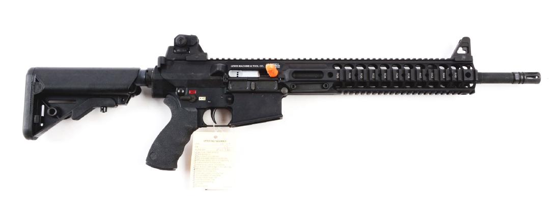 (M) New in Box Lewis Machine & Tool Co. LM308MWS: Adopted by the British Ministry of Defense for the British sharpshooters in Afghanistan. The LM308MWS has proven itself to be a reliable and accurate weapons platform. It operates on the direct gas ro