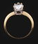 1.50 Carat Pear Shaped Diamond & 14K Yellow Gold - 2