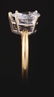 1.50 Carat Pear Shaped Diamond & 14K Yellow Gold - 3