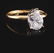 1.50 Carat Pear Shaped Diamond & 14K Yellow Gold - 6