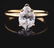 1.50 Carat Pear Shaped Diamond & 14K Yellow Gold - 7