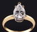 1.50 Carat Pear Shaped Diamond & 14K Yellow Gold - 8