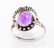 Lot of 2: 18K White Gold, Diamond & Amethyst Ring. - 6