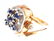 18K Two Toned Gold Watch Ring w/ Tanzanite. - 3