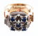 18K Two Toned Gold Watch Ring w/ Tanzanite. - 5