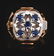 18K Two Toned Gold Watch Ring w/ Tanzanite. - 6