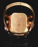 18K Two Toned Gold Watch Ring w/ Tanzanite. - 9