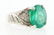 18K White Gold, Diamond & Emerald Lady's Ring. - 3