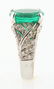 18K White Gold, Diamond & Emerald Lady's Ring. - 5