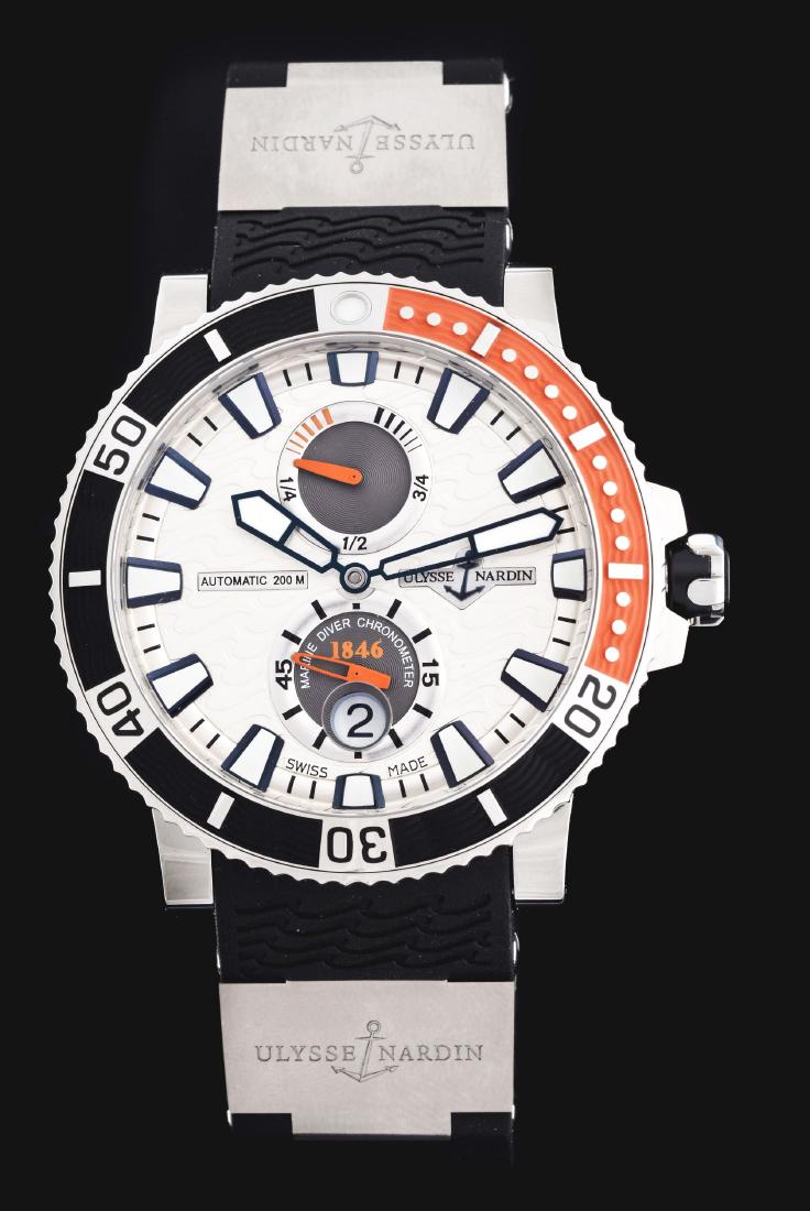 Ulysse Nardin Titanium and Stainless Steel Marine Diver (1 of 8)