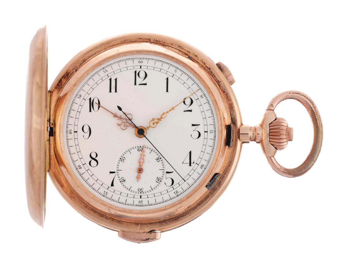 La Victoire 14K Gold Repeater Pocket Watch. (1 of 3)