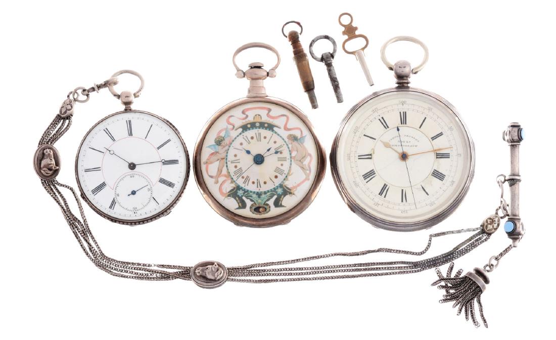 Lot of 3: Pocket Watches. (1 of 5)