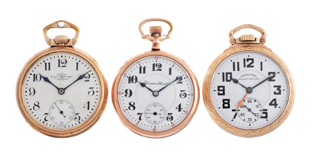 Lot of 3: Pocket Watches. (1 of 2)