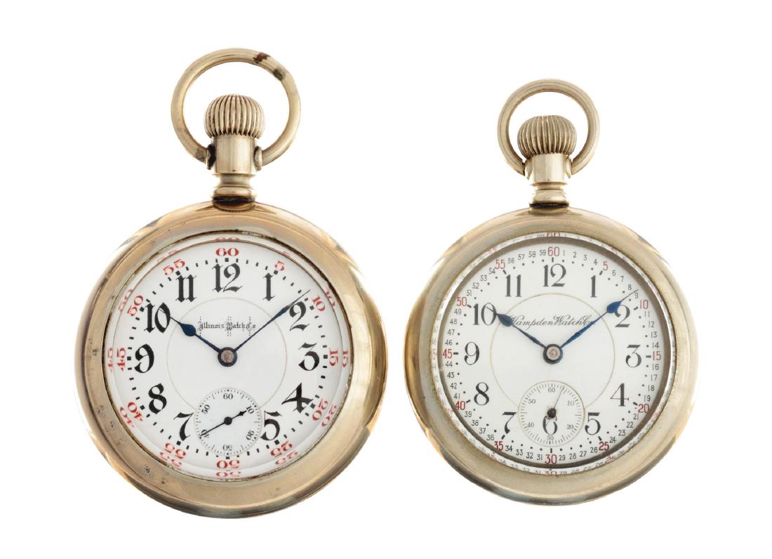 Lot of 2: Silver Cased Pocket Watches. (1 of 2)