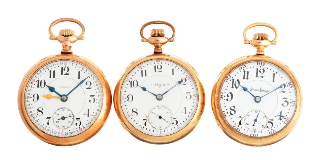 Lot of 3: Pocket Watches. (1 of 2)