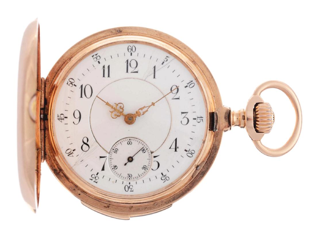 LeCoultre 14K Gold Repeater Pocket Watch. (1 of 4)