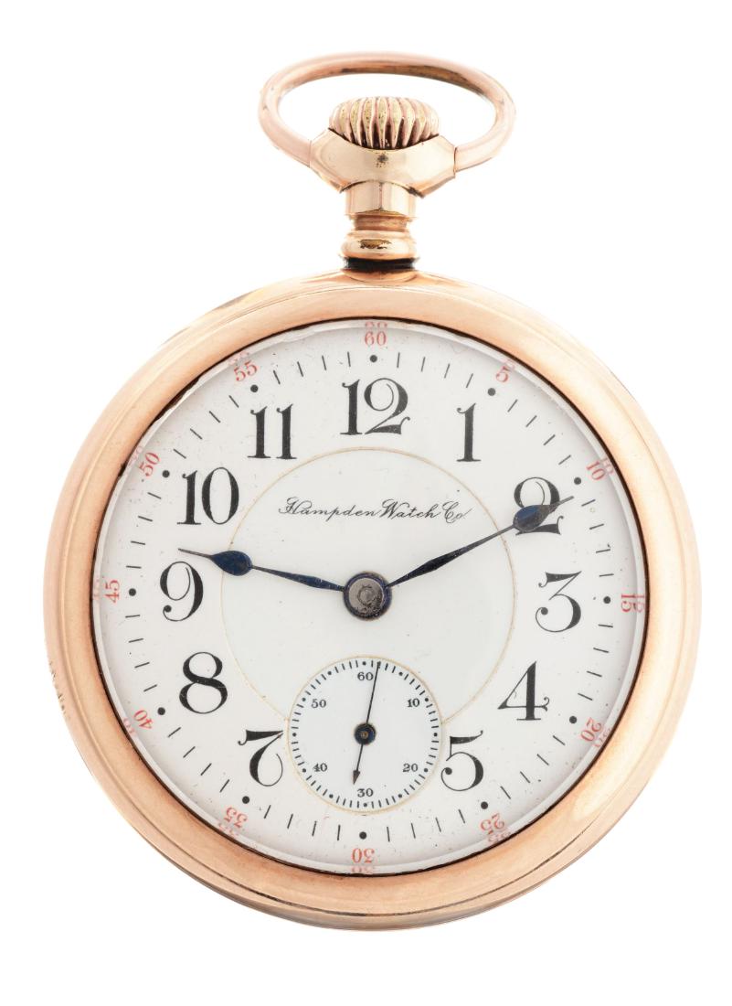 Hampden Watch Company Open Face Pocket Watch. (1 of 2)