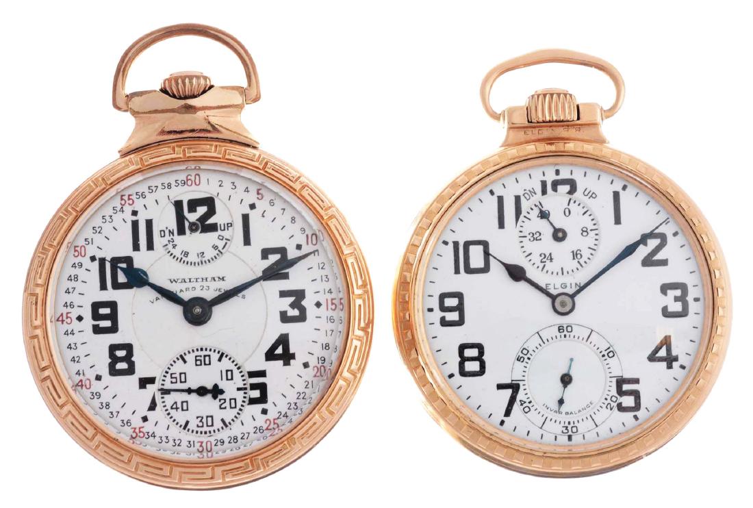 Lot of 2: Elgin B.W. Raymond Wind Indicator Grade 478 (1 of 2)