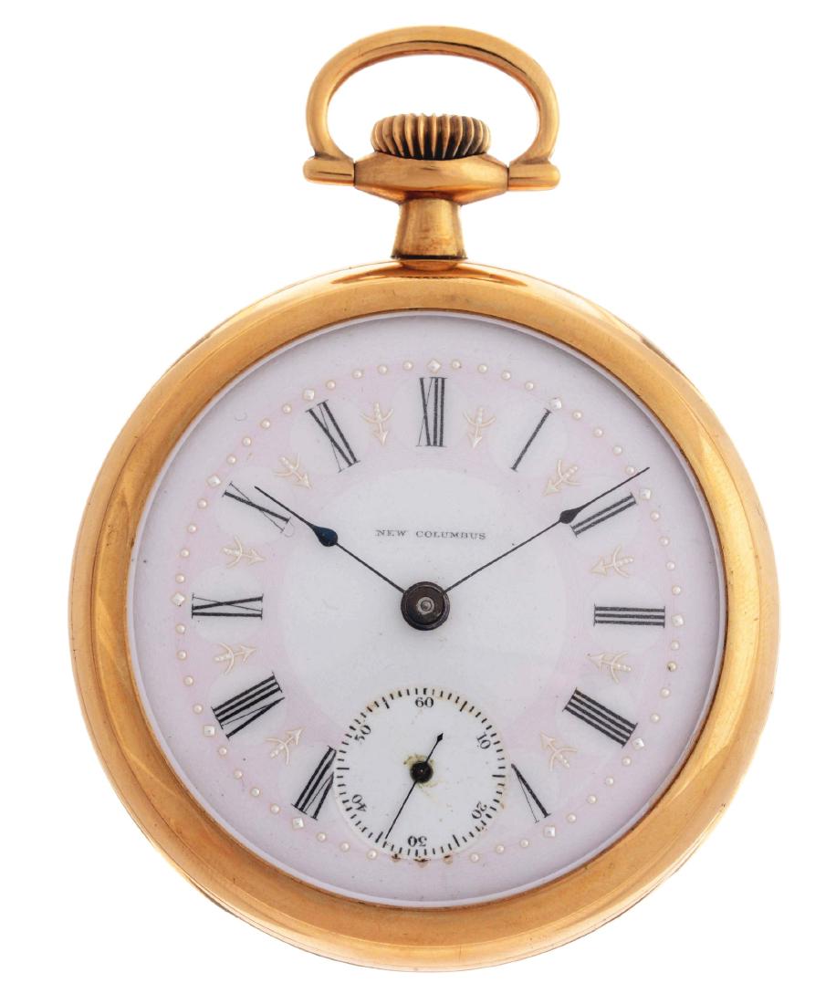New Columbus O/F 15 Jewel Pocket Watch. (1 of 3)