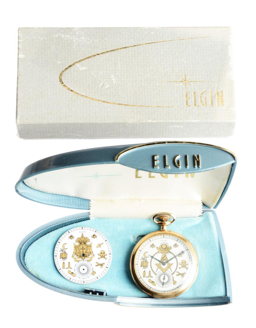 Elgin Yellow Gold Filled Pocket Watch. (1 of 3)