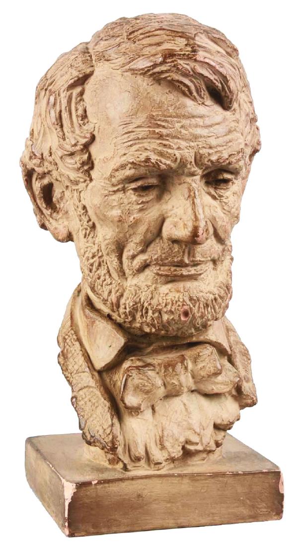 Clay Bust of President Lincoln. (1 of 4)