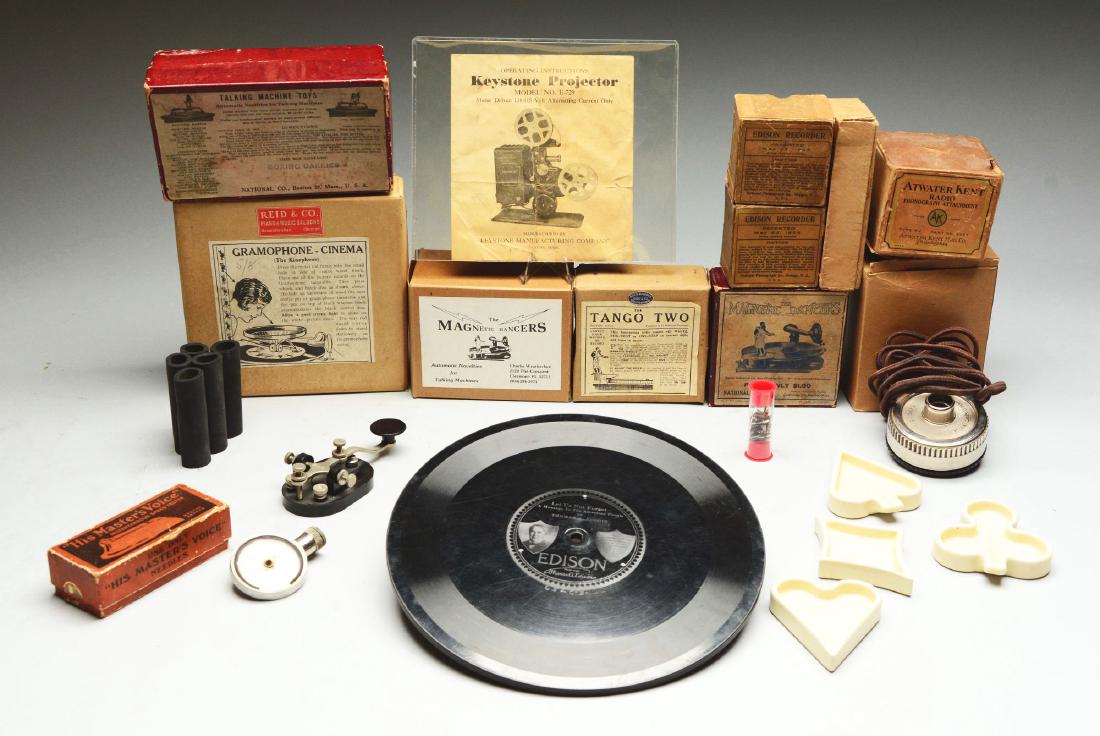 A Large Lot of Edison & Victor Parts. (1 of 1)