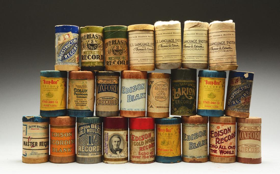 A Large Lot of Edison Records. (1 of 2)