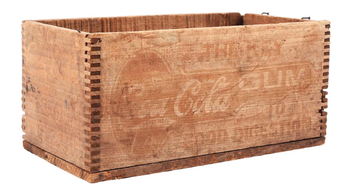Wooden Coca-Cola Pepsin Gum Shipping Crate. (1 of 2)