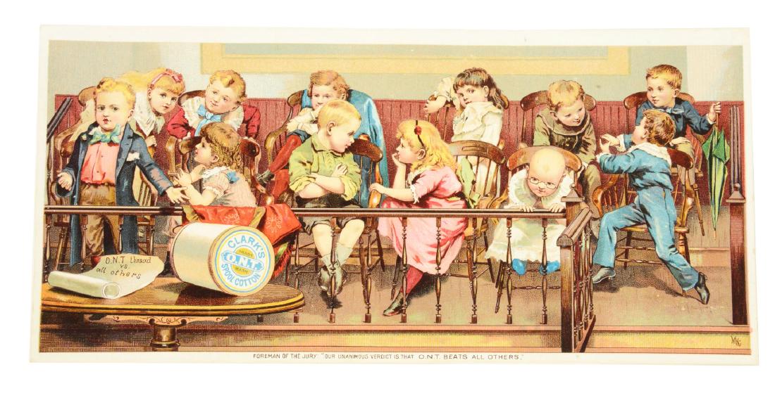 Lot of 60: Spool Cotton Trade Cards. (1 of 18)