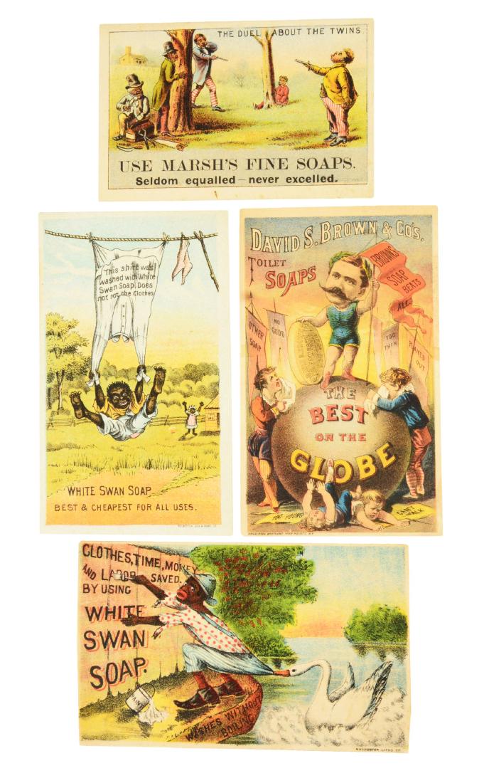 Lot of 28: Soap Advertising Trade Cards. (1 of 9)